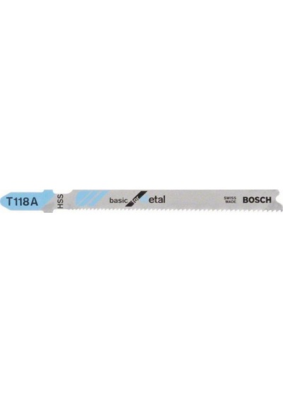 Bosch T 118 A Basic Metal Dekupaj Testere Bıçağı 2 608 631 964 Adet