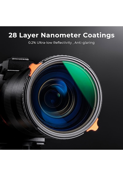 K&f Concept 82 MM Cpl + ND4-ND64 Varıable Nano-X Serisi 2 İn 1 Filtre