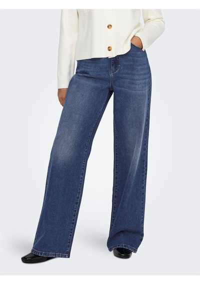 Only Onlhope Hw Wıde Dnm Dnm Sıj Box Kadın Mavi Denim Pantolon - 15264080