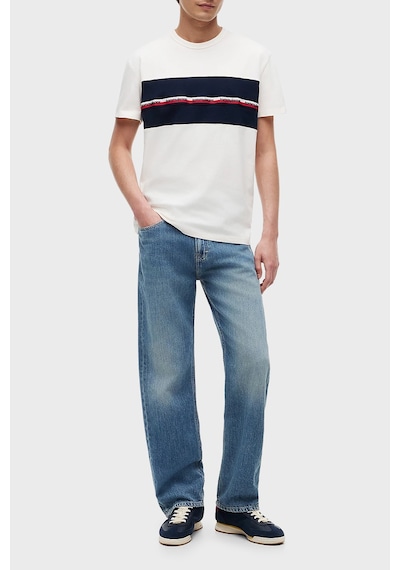 Tommy Jeans T Shirt Erkek T Shirt Dm0dm23245 Ybh Beyaz