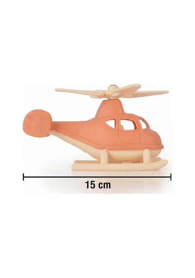 TıfılToys İlk Helikopterim Turuncu Güvenli Eğitici Turuncu 15 Cm Oyuncak Helikopter