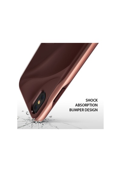 Ringke Wave Apple Uyumlu iPhone X İle Kılıf Rose Blush