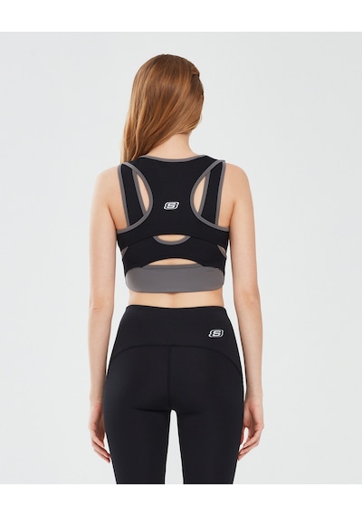 Skechers Performance Coll. W Mid Support Bra Kadın Siyah Sporcu Sütyeni S241110-001 Siyah Skechers Performance Coll. W Mid Support Bra Kadın Siyah Sporcu Sütyeni S241110-001 Siyah
