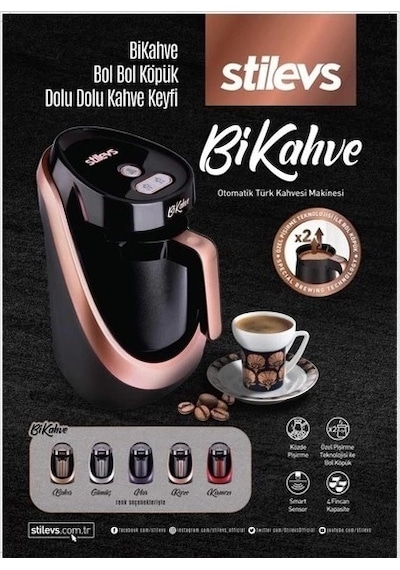 Stilevs Bikahve Otomatik Türk Kahve Makinesi