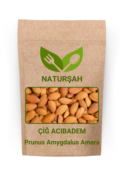 Naturşah Çiğ Acıbadem / Prunus Amygdalus Amara 500 Gr