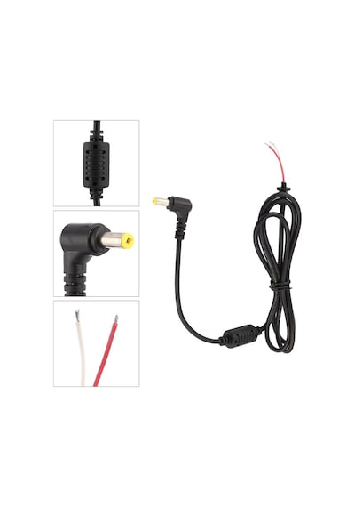 Acer Uyumlu 5.5x1.7mm Dc Kablo Acer Uyumlu Laptop Adaptör Tamir Kablosu