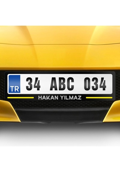 Kişiye Özel Plakalık - 1 296112041