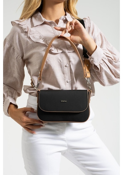 Just Polo Kadın Krem Camel El Ve Omuz Çantası 346005mh Taş
