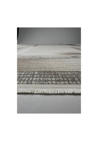 Merinos Vista Krem Kahverengi %100 Akrilik Yumuşak Dokulu Salon Oturma Odası Halısı 79322-80