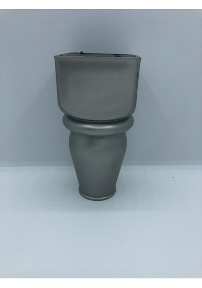 Karakoçaksesuar Plastik, Star 13,5X6,5 Cm Gümüş Koltuk,Baza,Mobilya Ayağı (4 Adet