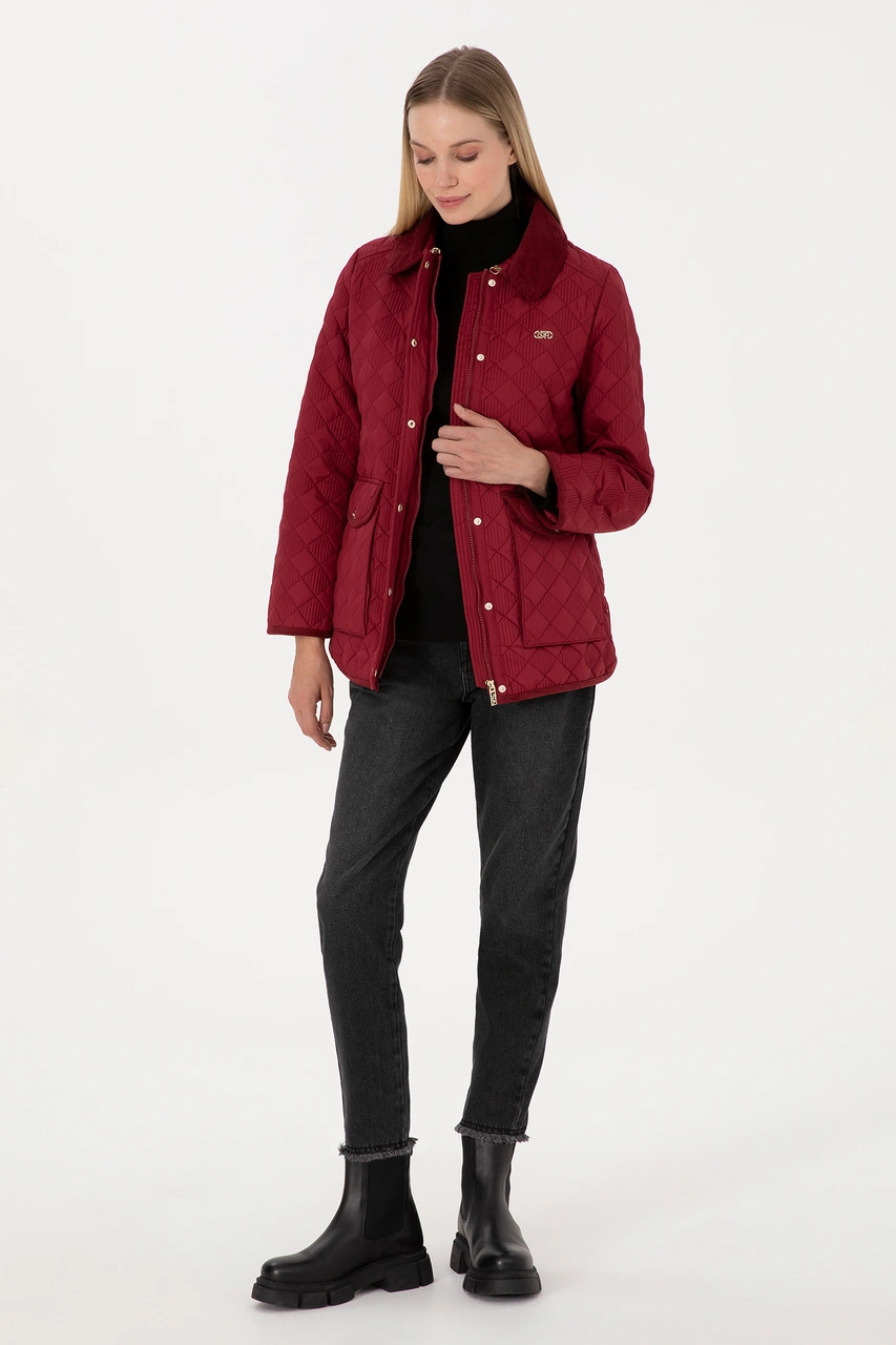 U.s. Polo Assn. Kadın Mont 50307939-vr104 Koyu Frambuaz/dark Raspberry