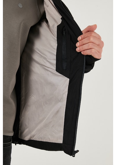 Buratti Regular Fit Kapüşonlu Kapitoneli Erkek Mont 497Dean Siyah