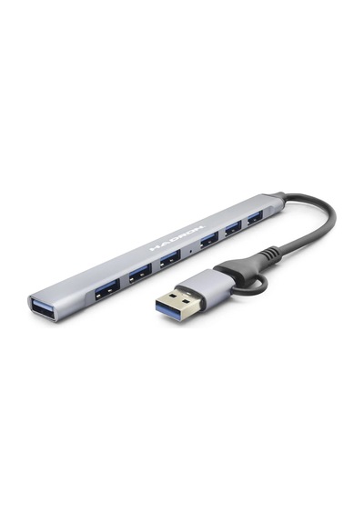 Lb Usb 3.0 &amp Type-c Hub 7 Port - Gri Hdx7857