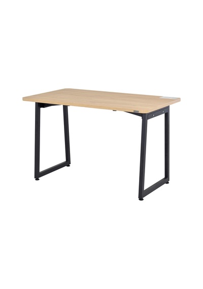 Vilinze Biga Sabit Mdf Metal Ayak Mutfak Masası - 70x120 Cm Siyah Naturel
