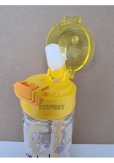 Pipetli Suluk Matara - Kilit Kapaklı Tweety Temalı Lisanslı - 500 Ml