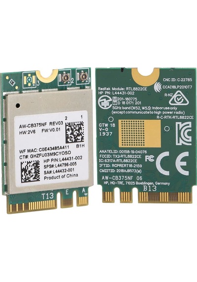 Lenovo İdeapad 5-14alc05 82lm Uyumlu Notebook Wifi Card