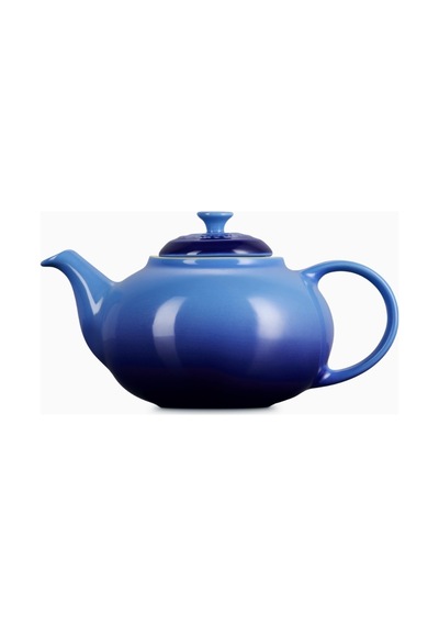 Le Creuset Paslanmaz Çelik Süzgeçli Seramik Çaydanlık, 1.3l Mavi