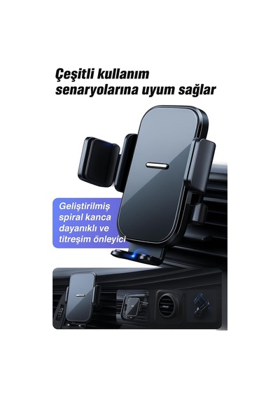 Bmy Oto Aksesuar Torpido Üstü Vakumlu Araç Telefon Tutucu 360 Ayarlanabilir Uzun Kollu 2 Mixed