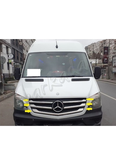 Markadan Mercedes Sprinter Krom Ön Panjur 2013-2018 5 Parça Pasla