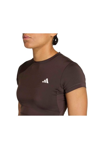Adidas Kadın Tişört Pl Essentials C Kahverengi