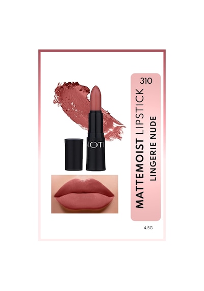 Note Cosmetique Mattemoist Lipstick Mat Bitişli Ruj 310 Lingerie Nude - Açık Nude