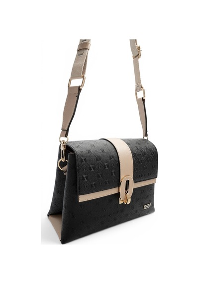 Silver & Polo Silver Polo Siyah - S.nut Logolu Kadın Çapraz Çanta Sp1287