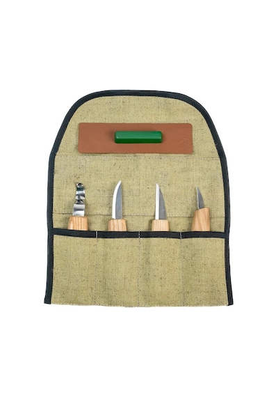 Beavercraft S48 Kaşık Ve Detay Oyma El Aletleri Seti, 4 Parça
