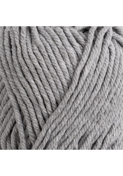 Kürkçü Han Cotton Comfort 100gr Pamuklu Makrome Punch Amigurumi Örgü İpi - Açık Gri