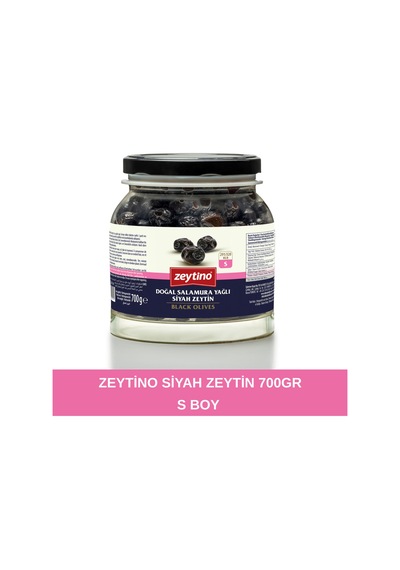 Gemlik Siyah Salamura Zeytin 700 Gr 291/320 S