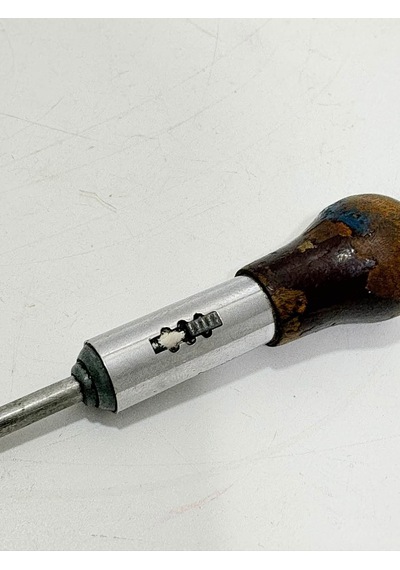 Antika İngiliz Ahşap Torna Bıçağı 082