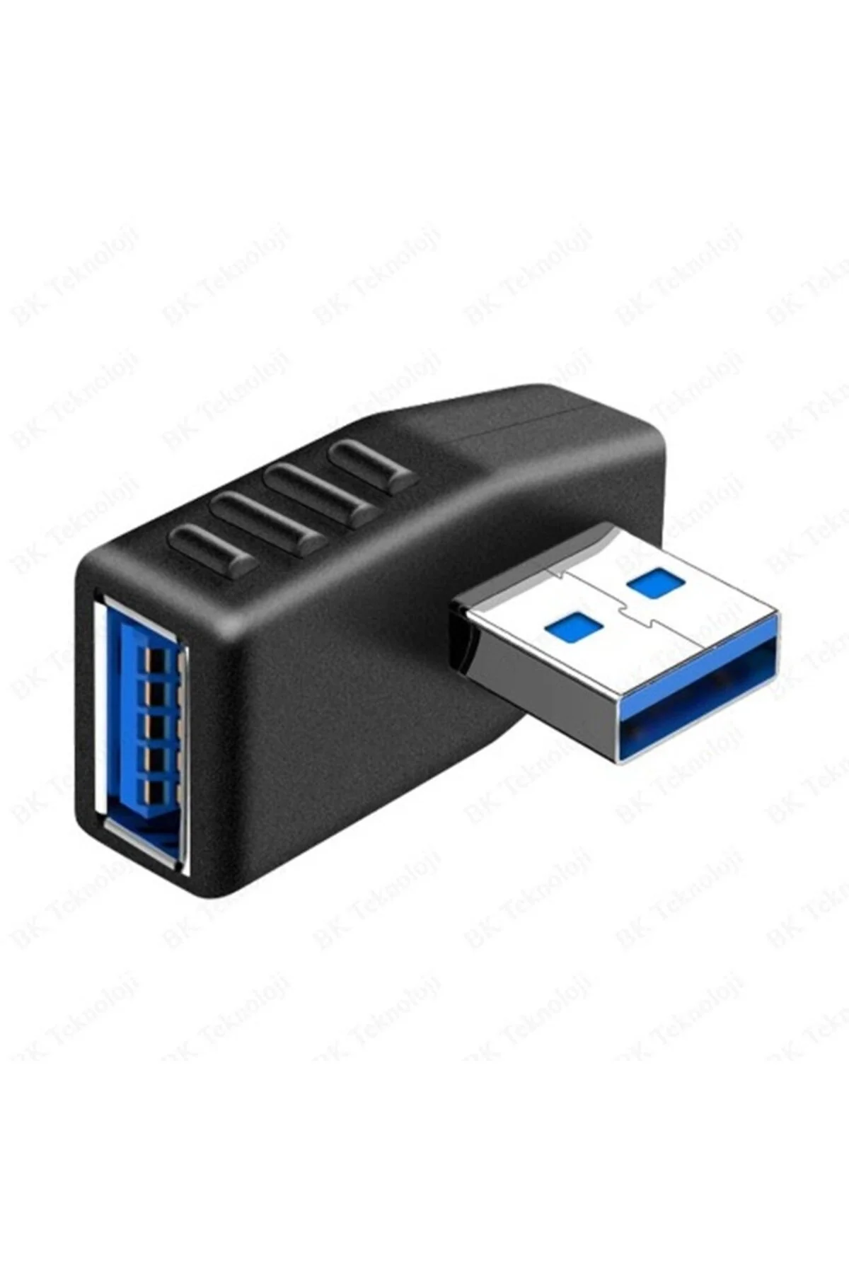 Usb 3.0 Sol Açılı Konnektör Erkek Dişi 90 Derece Uzatma Adaptörü Yüksek Hızlı Usb Yeni 3.0 Sürümü 1