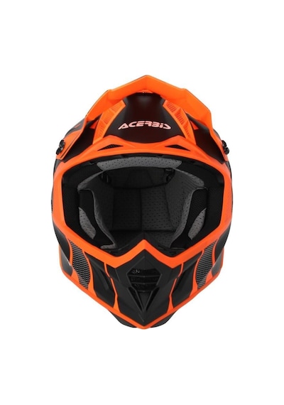 Acerbis X-Track 22-06 Motosiklet Kaskı Siyah - Turuncu