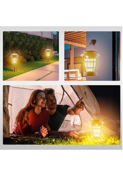 Powermaster Hop-8818 Sensörlü Şarjlı Solar Panelli Lamba