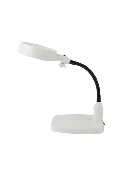 Masaüstü 10x Led Işıklı Büyüteç Okuma El Sanatları Onarım Büyüteç 7765