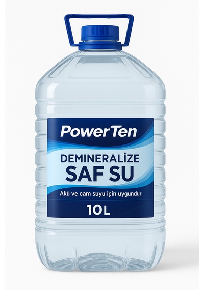 Saf Su 10 Litre Akü, Ütü Ve Buhar Makinesi Uyumlu Şeffaf