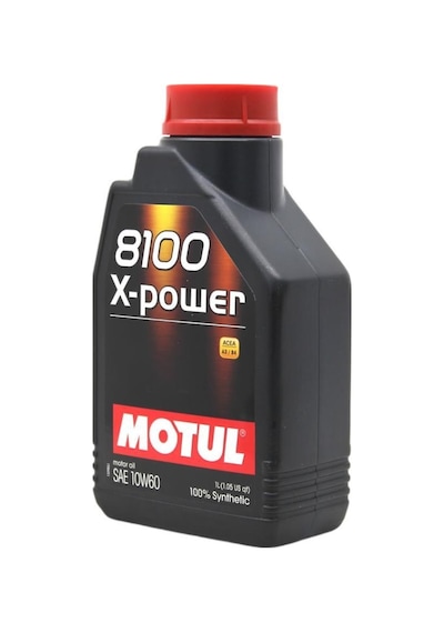 Motul 8100 X-Power 10W-60 Tam Sentetik Motor Yağı 1 L