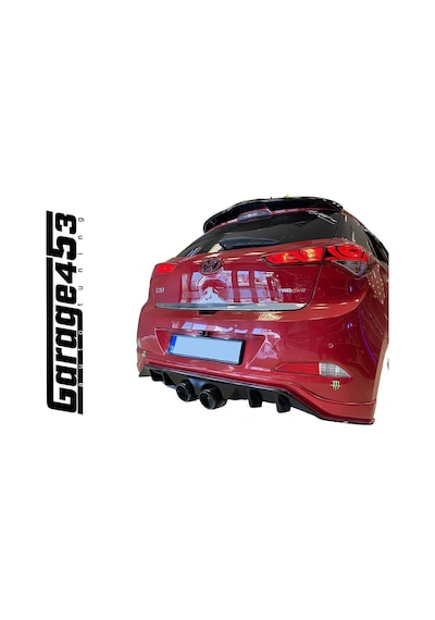 Garage453 Hyundai İ20 Arka Tampon Eki R400 Plastik Boyasız