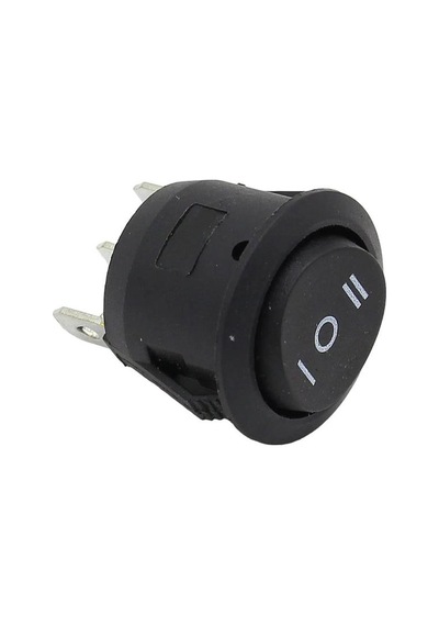 Ic-134 Yuvarlak Işıksız On-off-on 3p Anahtar