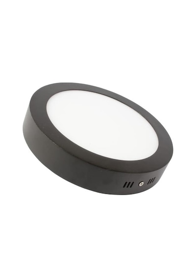 Lamptime Sıva Üstü Led Spot 24W Siyah Yuvarlak 6500K 263613 Siyah
