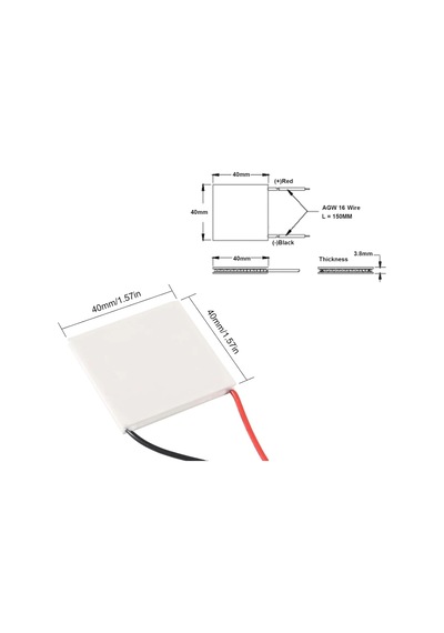 Tec1-12705 Peltier Soğutucu 40x40mm 12v 49w
