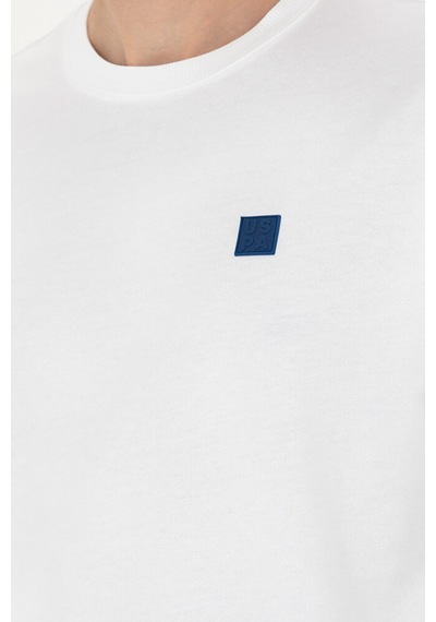 U.S. Polo Assn. Erkek Sweatshirt 50263251-vr013 Beyaz
