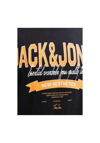 Jack & Jones Jjelogo Tee Ss O-neck 2 Col Ss26 Sn Siyah Erkek T-shirt 12288016 Black