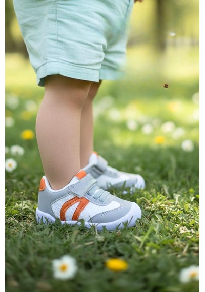 Mcdark Çocuk Unisex İlk Adım Sneaker Ayakkabı-gri