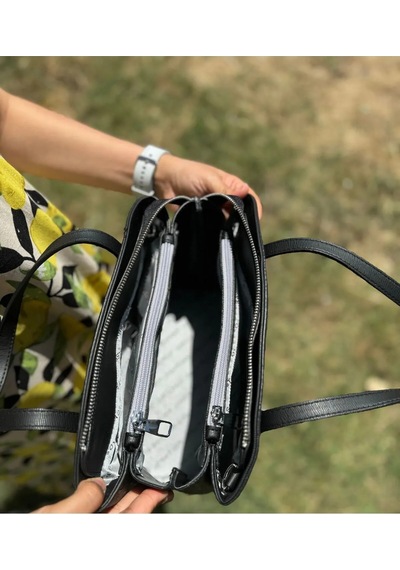 Just Polo Kadın Orijinal Just Polo 5 Bölmeli Şık El Ve Omuz Çantası Shoulder Bag 26 X 24 Cm Siyah