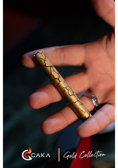 Caka Lighter Slim Collection Gold Benzinli Çakmak - Ckl-032