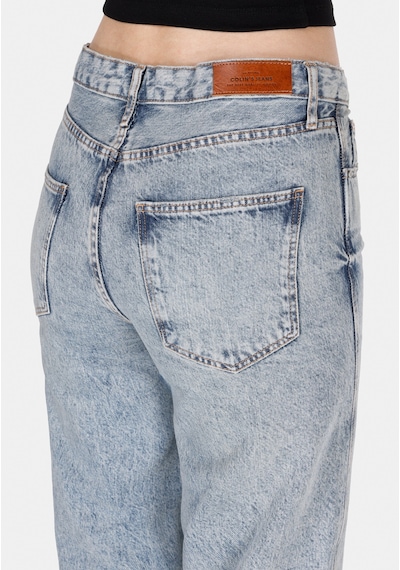Colin's Colins 970 Berry Regular Fit Yüksel Bel Geniş Paça Kadın Denim Jean Pantolon Cl1073521 Cl1073521 Q1.v1 Dn07477 Denim