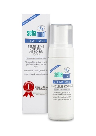 Clear Face Temizleme Köpüğü 150ml 2 Adet