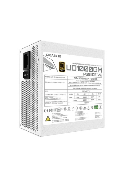 Gp-ud1000gm Pg5 V2 Ice 1000w 80+ Gold Pcıe 5.1 - Atx 3.1 Full Modüler Power Supply