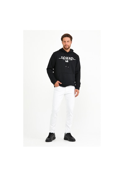 Erkek Kapşonlu Regular Fit Tokyo Baskılı Sweatshirt Spr22sw164 001
