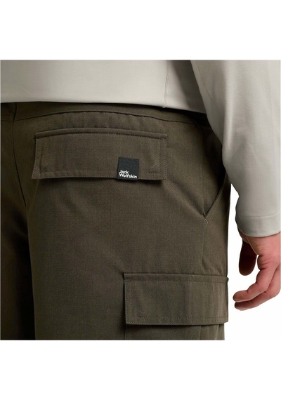 Jack Wolfskın Jack Wolfskin Yuma Cargo Pants Erkek Yeşil Outdoor Pantolonu E0205 Haki